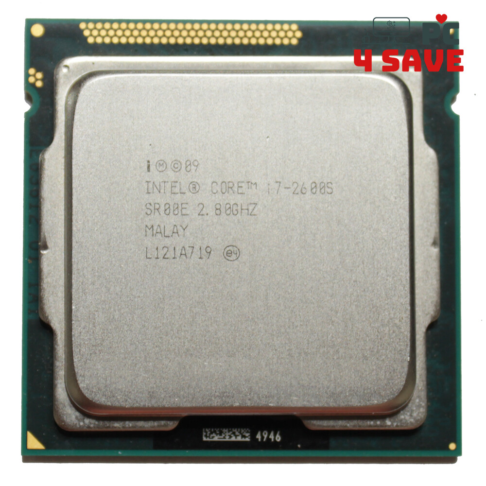 Intel Core i7-2600S SR00E 2.80GHz 8MB Quad Core LGA 1155 Game Processor CPU 65W