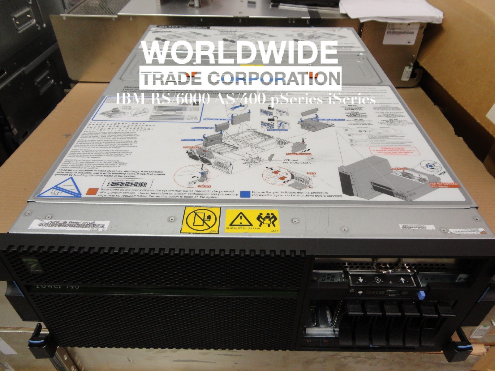 IBM 8205-E6B P740 3.3GHz 4 Core POWER7 PowerVM standard, 4 month warranty