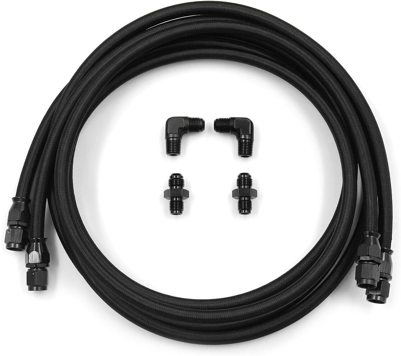 7 Ft 6AN Transmission Cooling Line Hose Compatible with 4L60 700R4 TH350 TH400 L