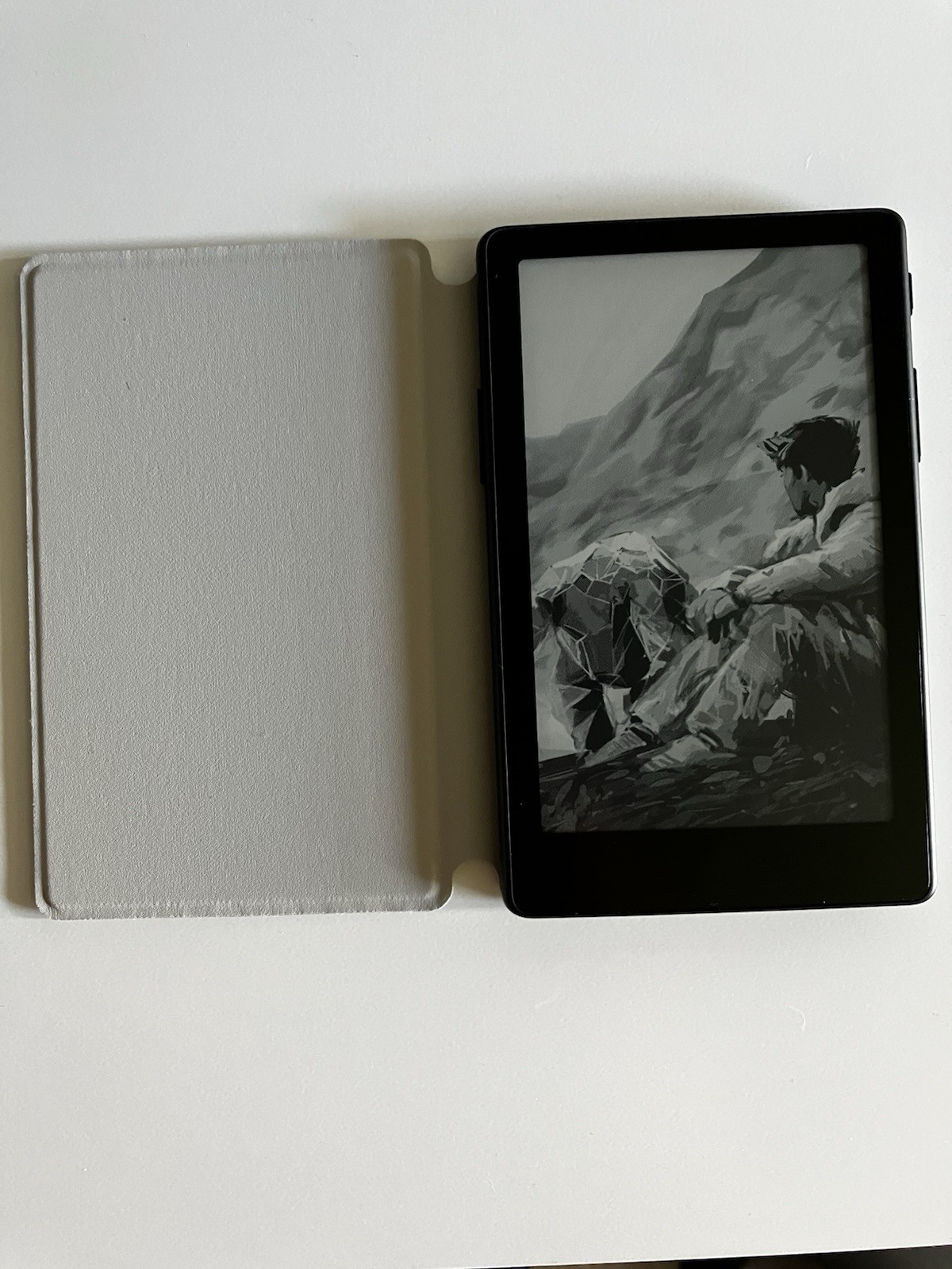 XTEINK X4 Pro 4.3" E-Ink eReader Touchscreen Frontlight Black, Folio Case Bundle