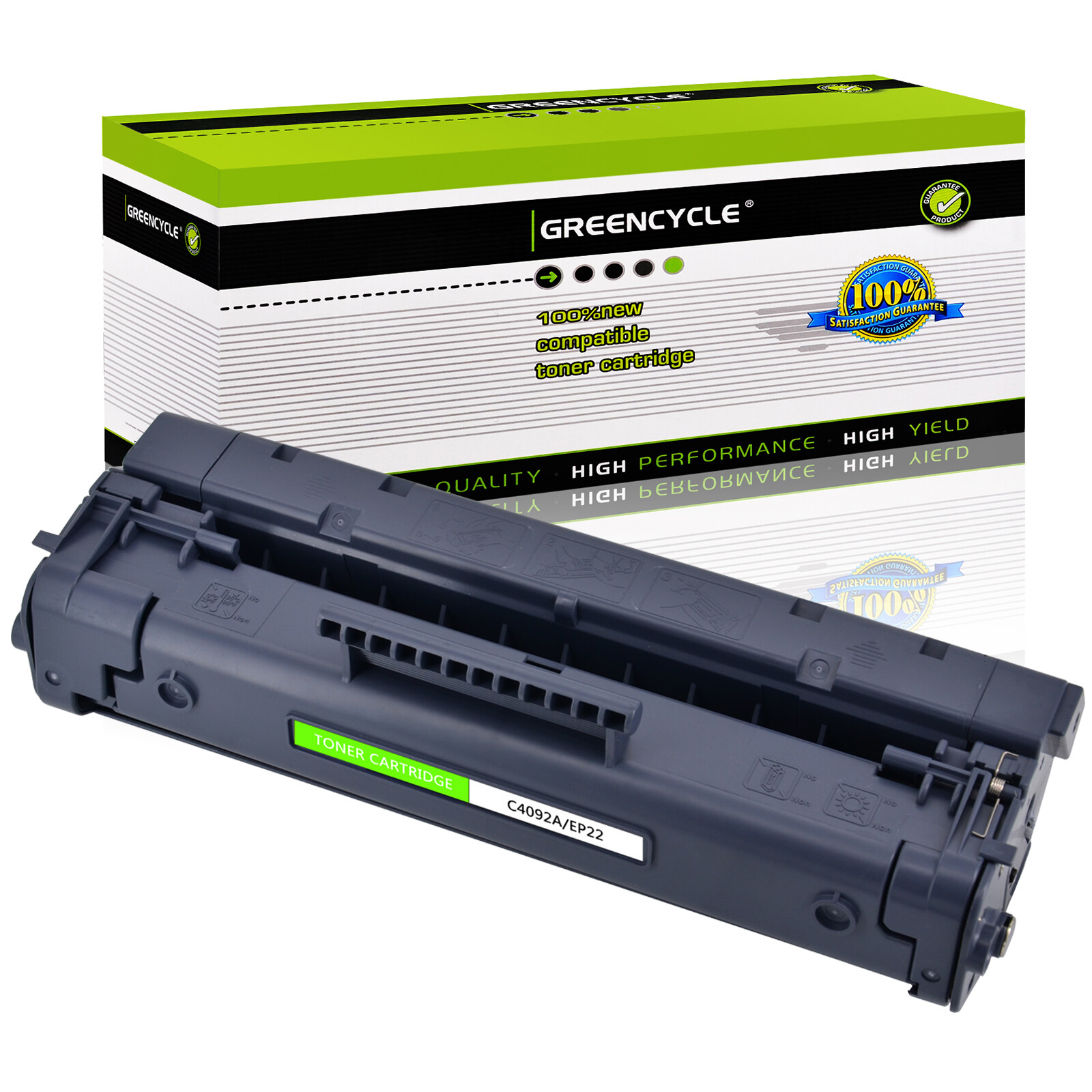 GREENCYCLE 4092A Toner Cartridge Fit for HP LaserJet 92A 1100AXI 1100SI 3200 Lot