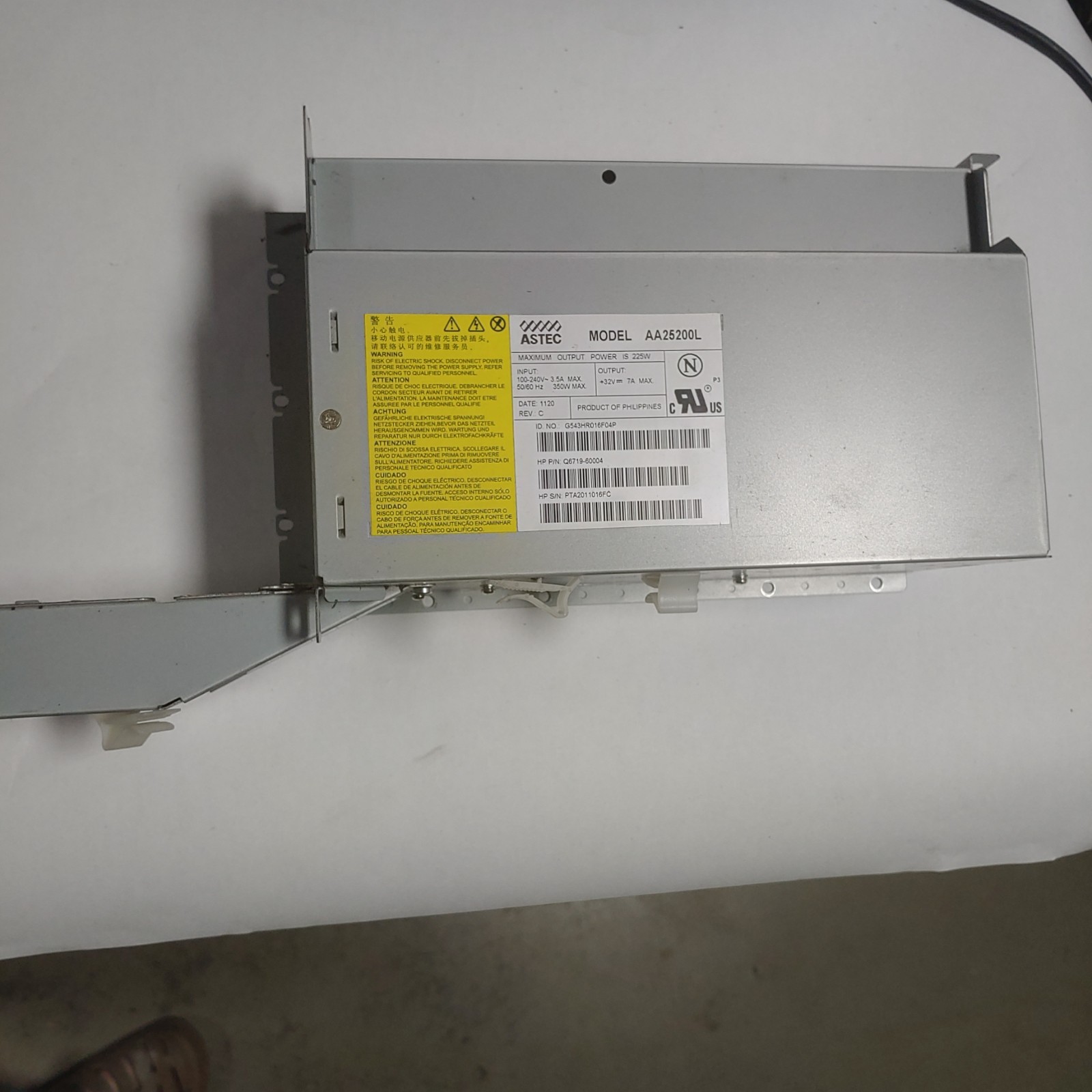 Power Supply Unit AA25200L  For HP Designjet T790 Z3200 T2300 T1300 T795 T620