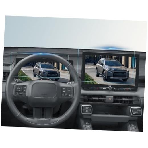 2Pcs Matte Anti-Glare for 2026 RAV4 Screen Protector (12.9"& 12.3")