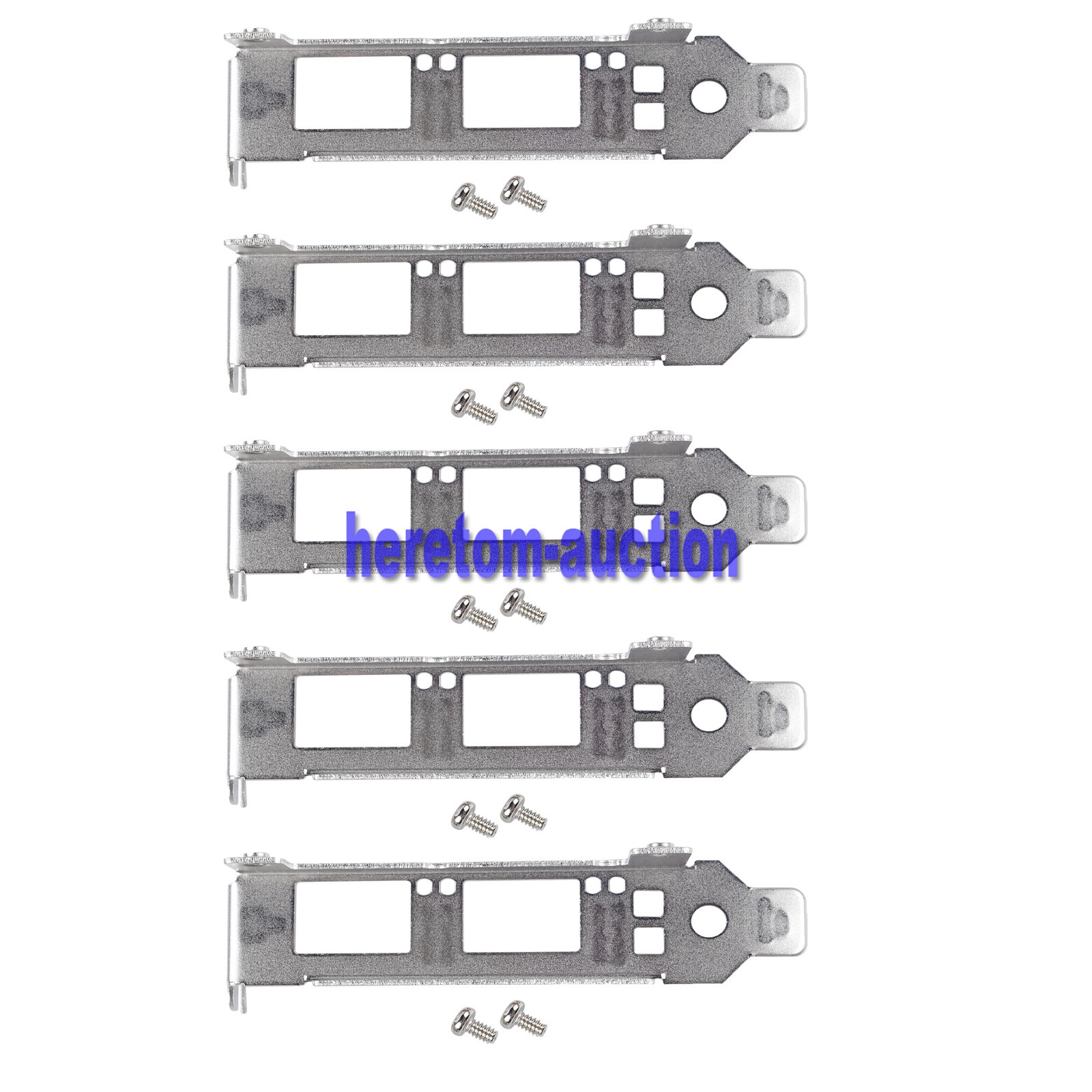5pcs Low Profile Bracket for Intel E10G42BTDA 82599ES X520-DA2 X520-SR2 X710-DA2