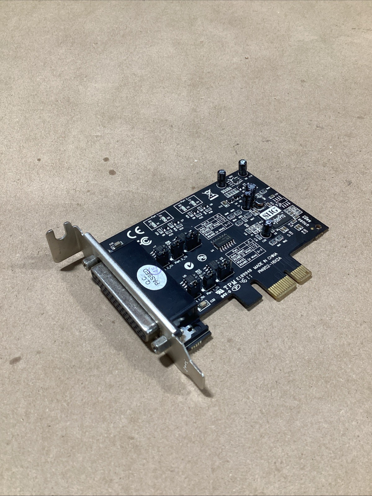 SIIG DP Cyber Parallel 1S1P PCIe Card