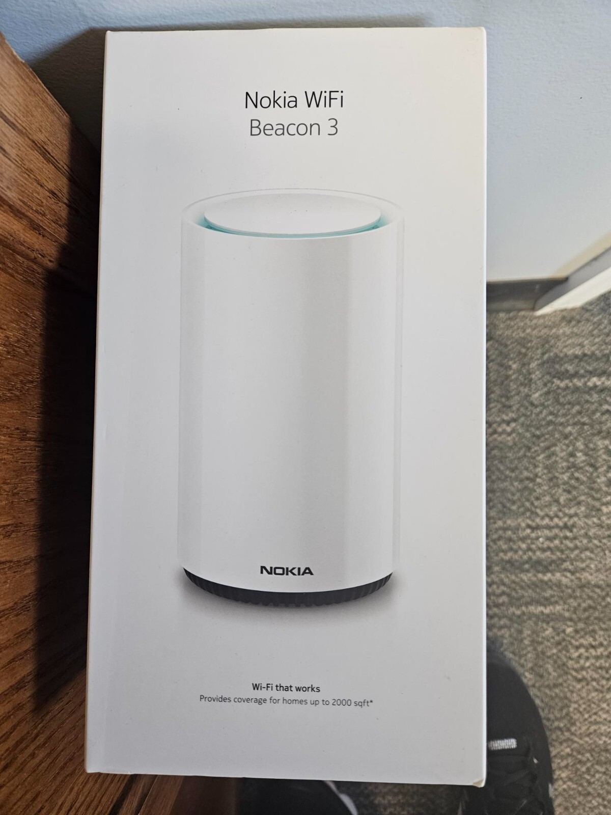 Nokia WiFi Beacon 3 - White Router will mesh with another Beacon 3