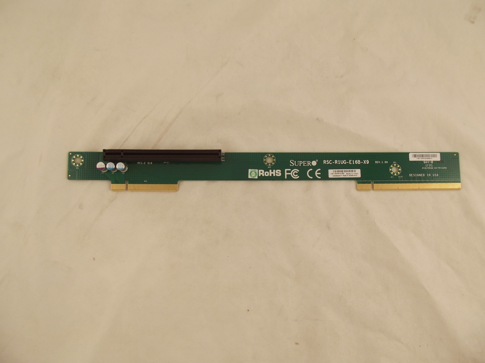 SuperMicro RSC-R1UG-E16B-X9 PCI-E x16 Riser board C-9