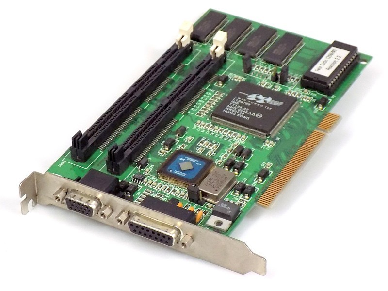 iXMicro IMS Twin Turbo 128M2 2.2 PCI 2MB VRAM DA-15 VGA Retro Graphics Card