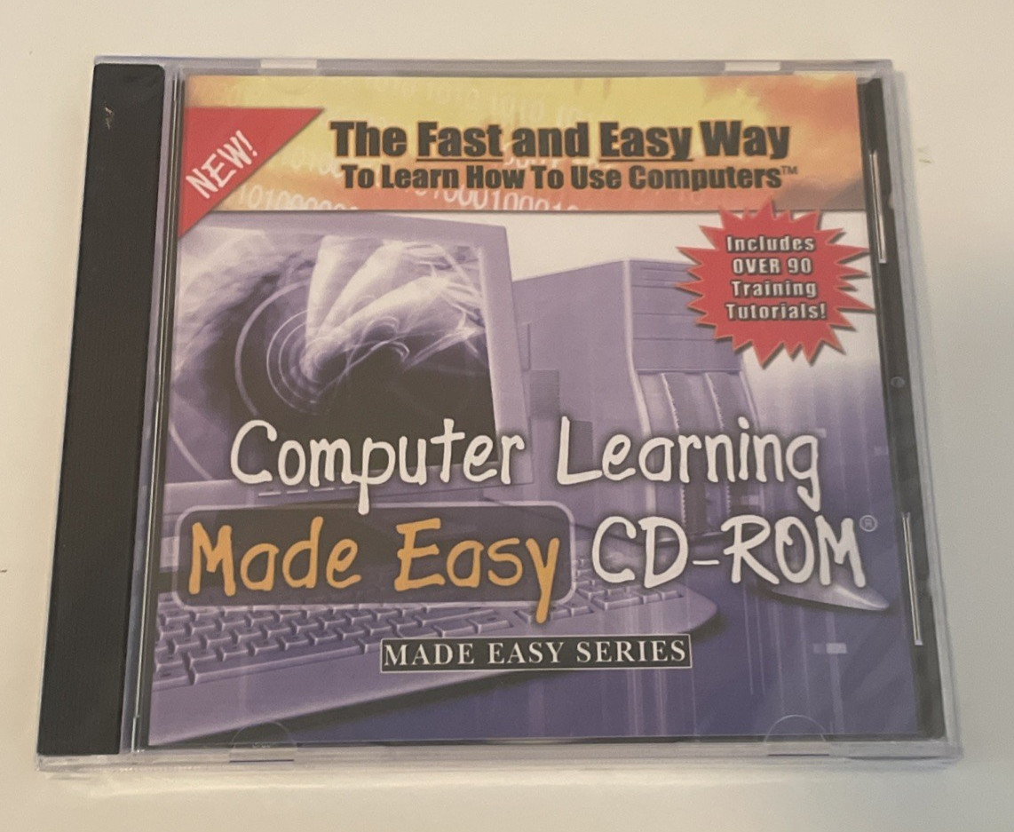 Computer Learning Made Easy CD-ROM Win 98 & Higher - NEW