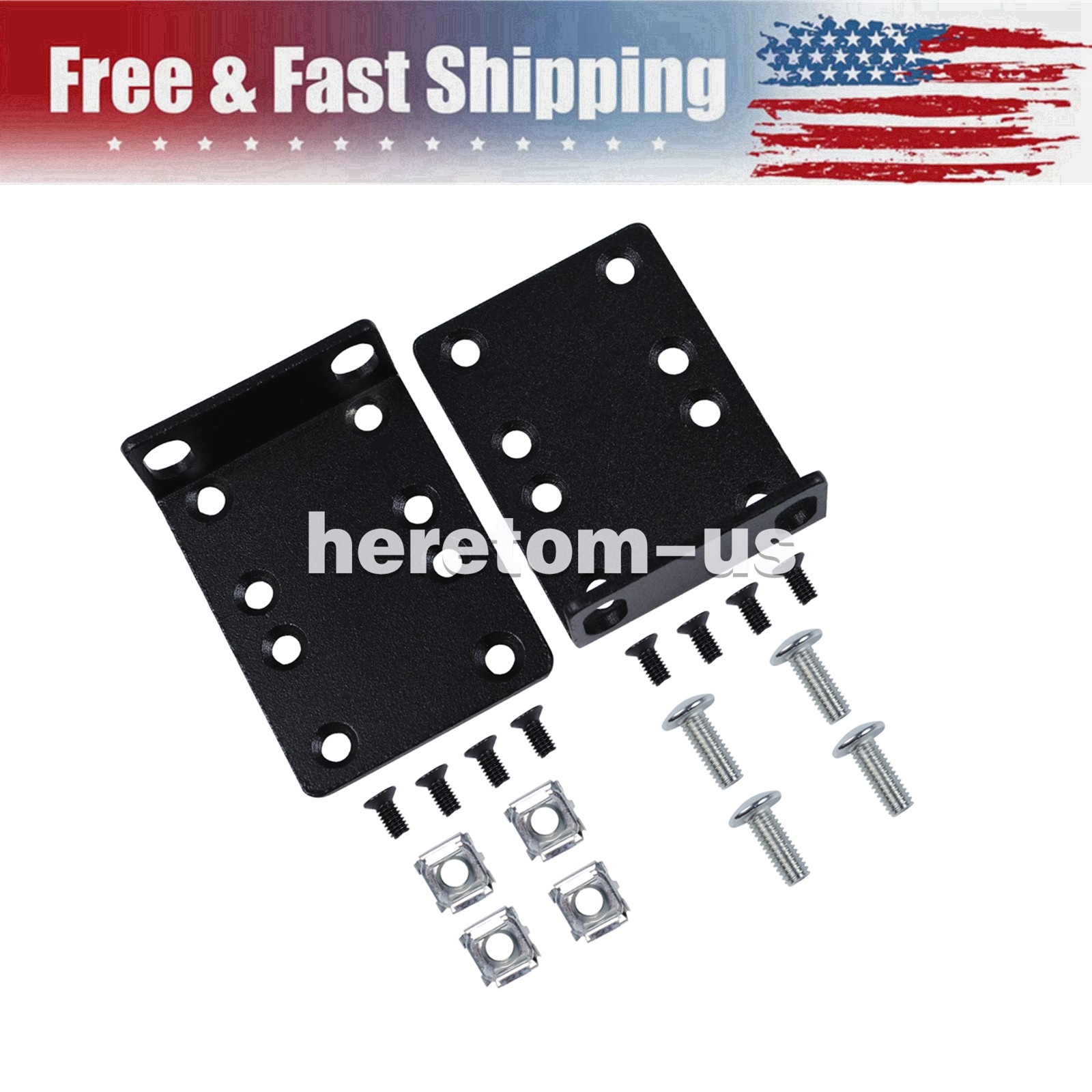 Rack Ears Mount Bracket For Dell PowerConnect 5548 6224 6248 7024 7048 N1524