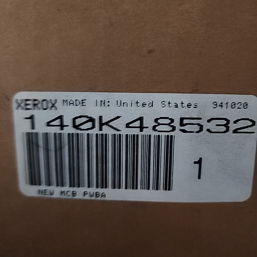 NOS XEROX 140K48532 MAIN CNTRL BRD, MOTHER BRD