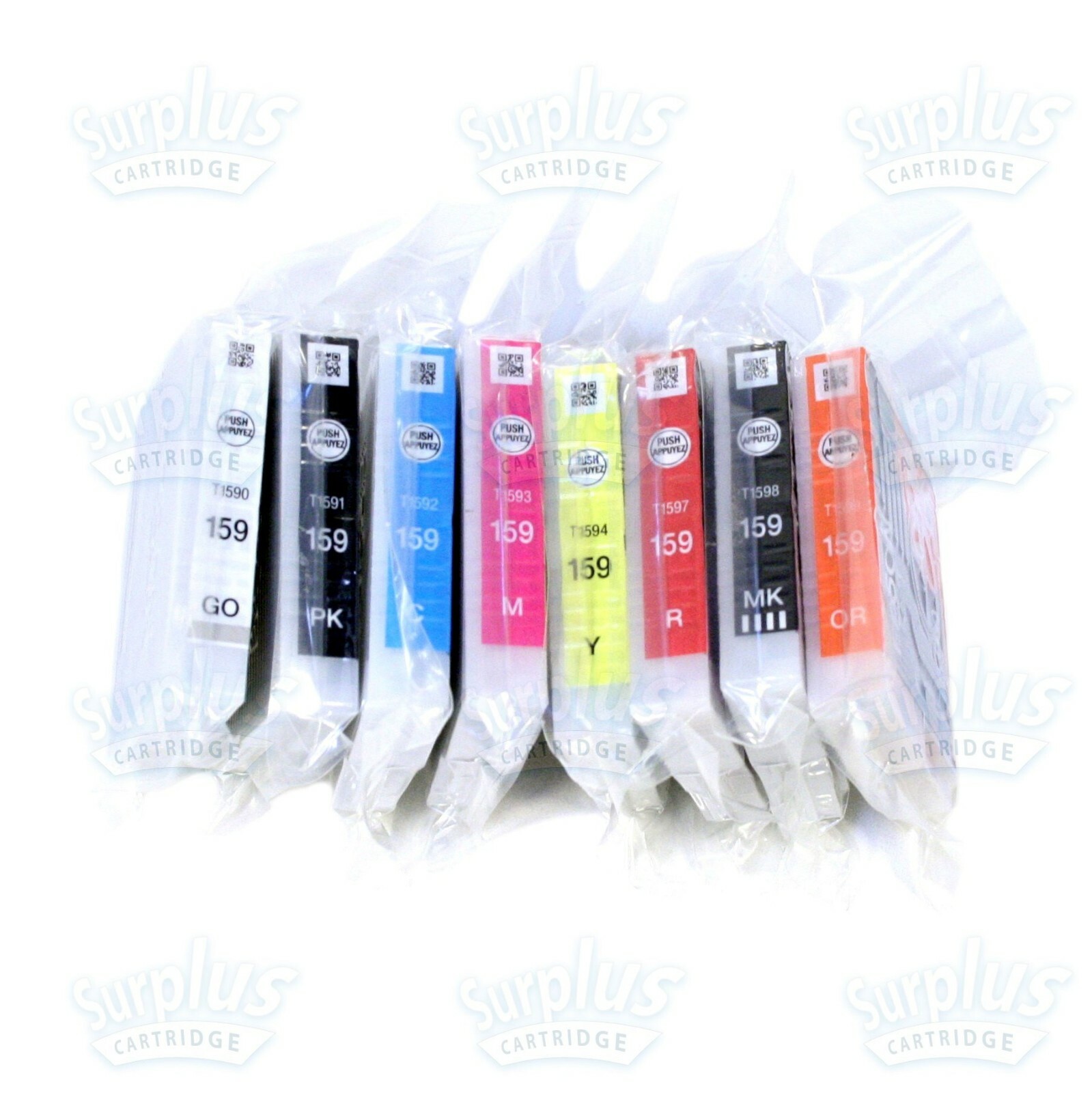 8-Pack Genuine Epson 159 Ink Cartridge Stylus Photo R2000 NOT INITIAL CARTRIDGES