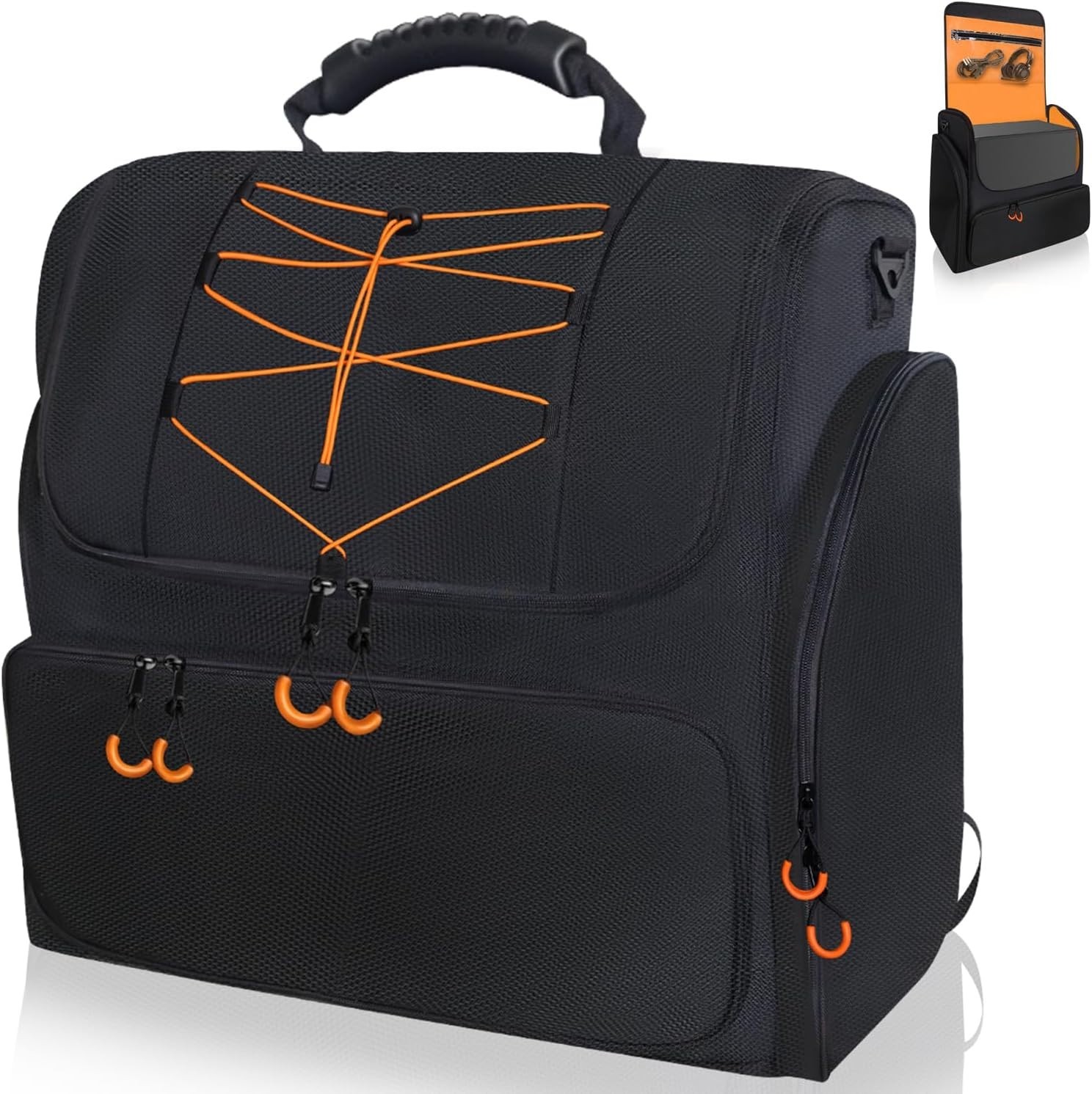 Computer Desktop Mid Tower PC Carrying Case,PC Travel Case Padded Carrying Ba...