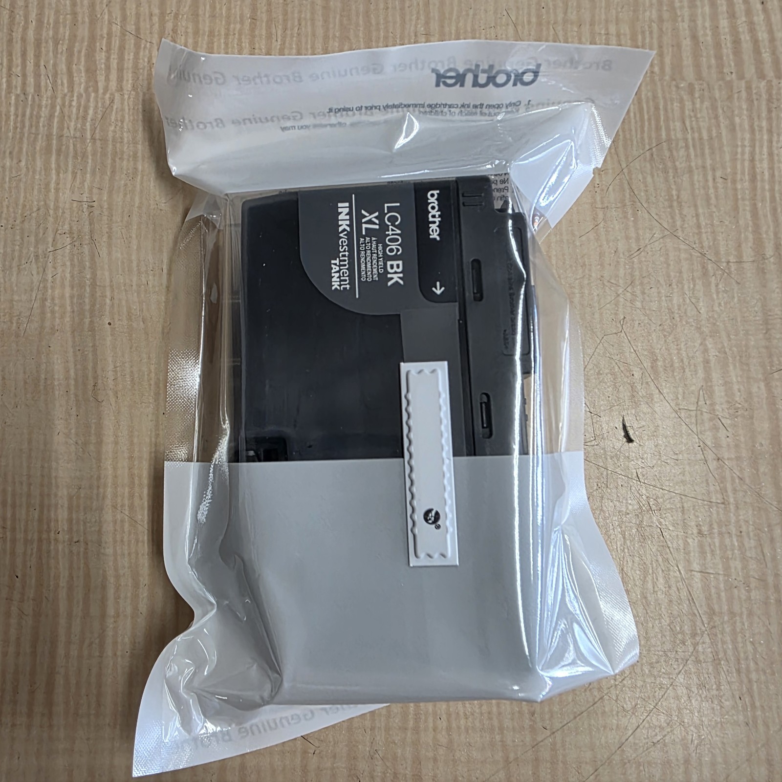 Brother LC406XL-BK Genuine High-Yield Ink Cartridge - Black - EXP 2028