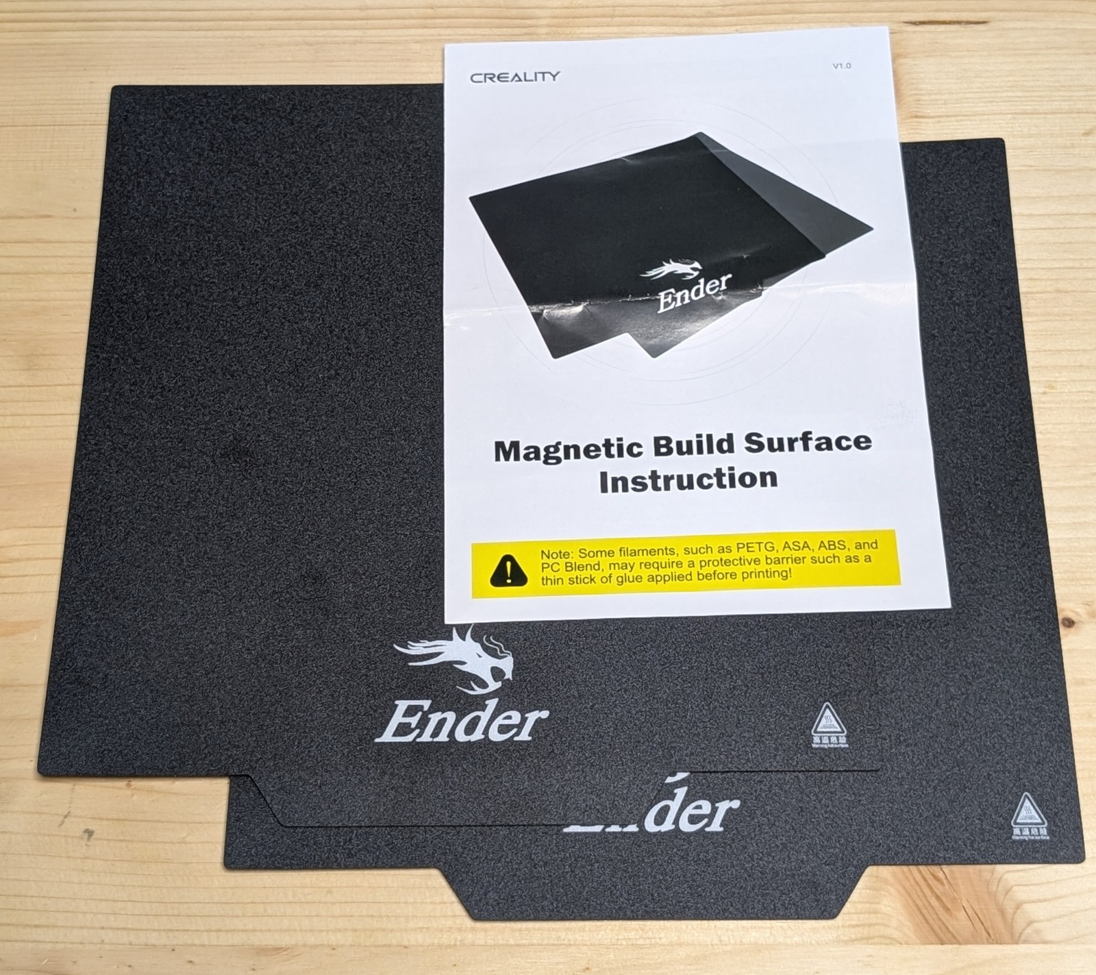 2PCS Ultra Removable Magnetic 3D Printer Build Surface for All Ender Models