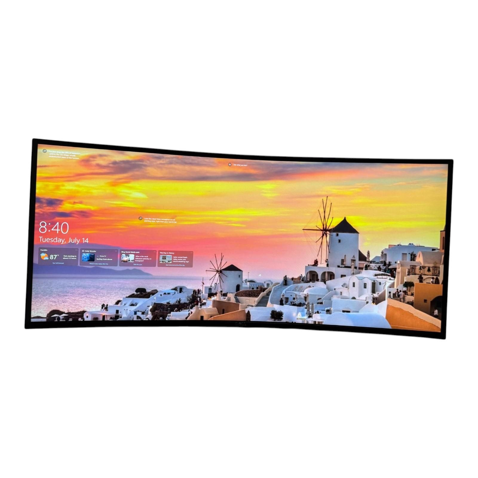Dell UltraSharp U3419W Curved 34" LED IPS Backlit 3440x1440 NO Stand Grade-C