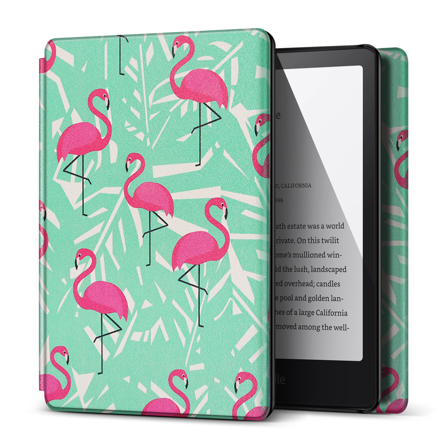 Case for Kindle Paperwhite 12th Gen 2024, Flamingo