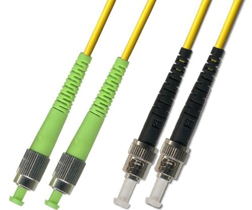 5M Singlemode Duplex Fiber Optic Cable 9/125 FC APC ST UPC Patch Cable Network