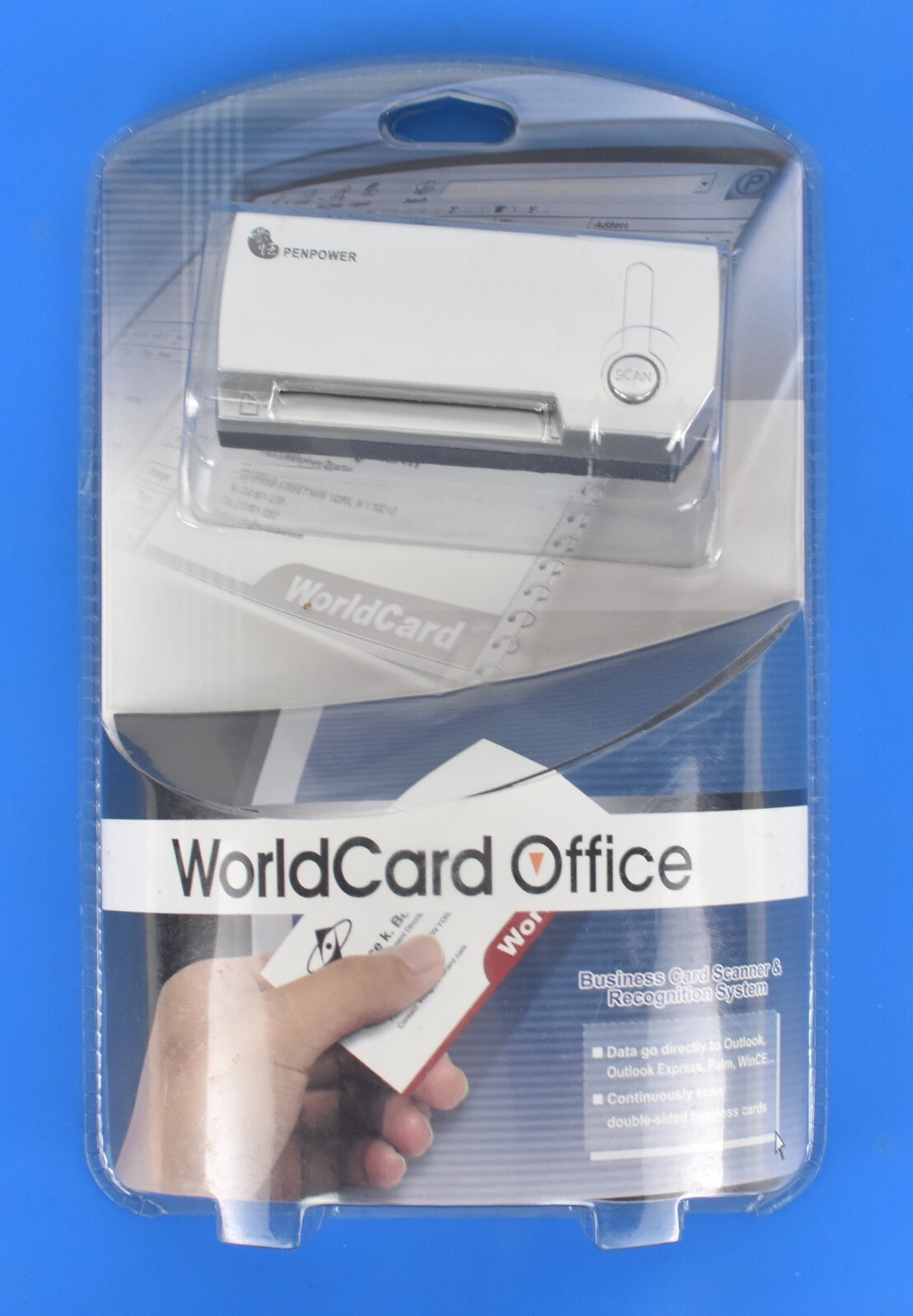 Penpower WorldCard Office Business Card Scanner Recognition System Vintage G10