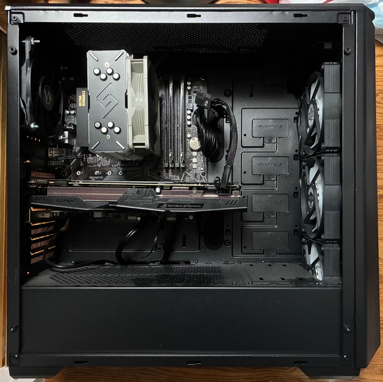 Gaming PC Desktop & ASUS Monitor Bundle Combo - Used Good Working - NO SSD,NO OS