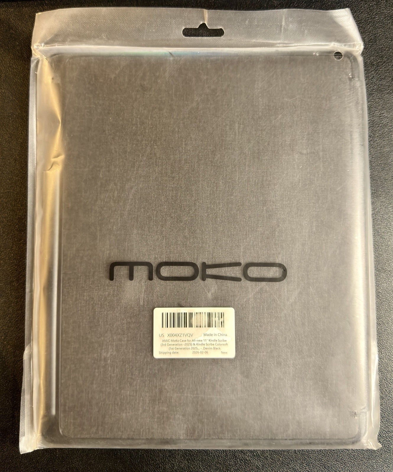 MoKo Case for 11" Kindle Scribe 2025 & Scribe Colorsoft Denim Black NEW