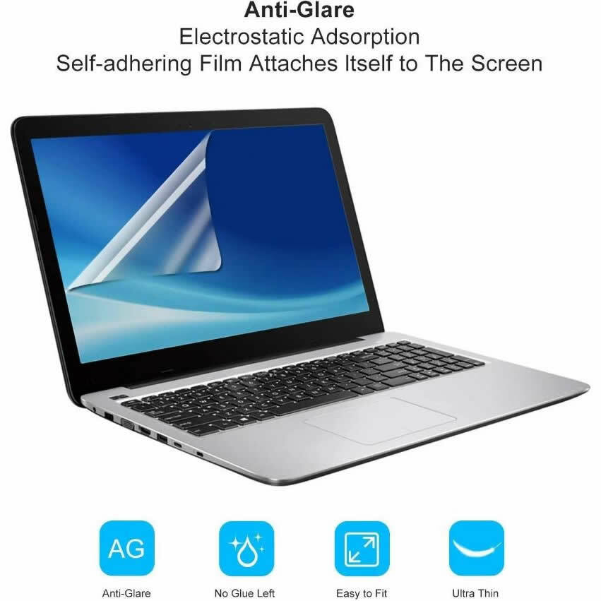 2XAnti-Glare&BlueRay Screen Cover for ASUS ROG Zephyrus S17 GX703 Gaming 17.3"