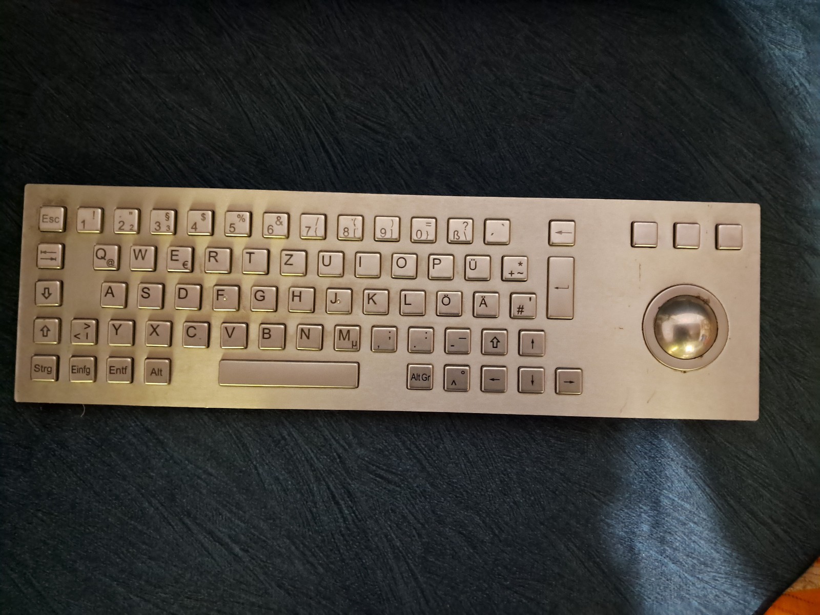 GeBe INDUSTRIAL STAINLESS STEEL KEYBOARD (KV1391/KVK-68-USB-GER)