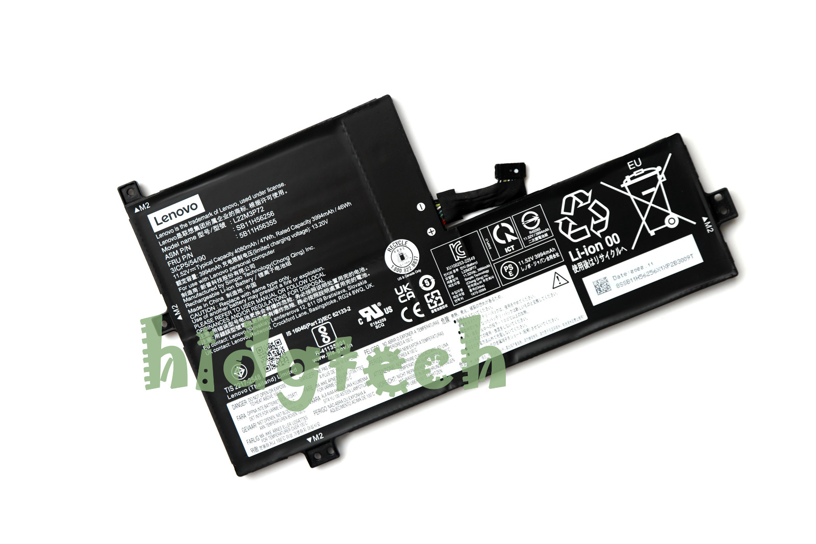 Genuine L22M3P72 L22D3P71 L22C3P72 Battery for Lenovo 100w 300w 500w Yoga Gen 4