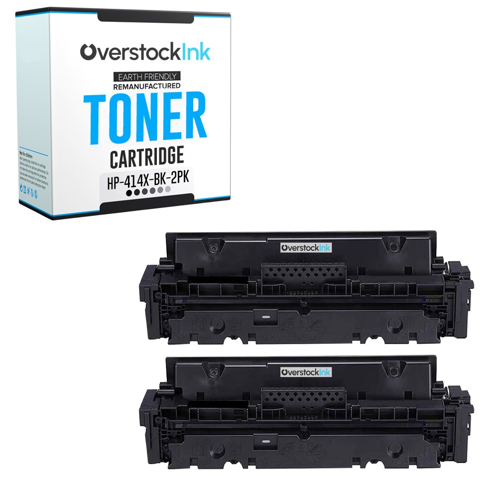 OSI 2PK Replacement 414XBK Toner for HP Color LaserJet Enterprise M455dn M480f