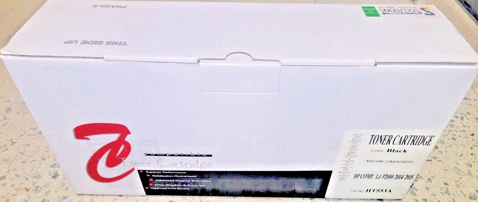 GENERIC BRAND, HP COMPATIBLE, HT553A, FOR HP PRINTERS, BLACK TONER CARTRIDGE NEW