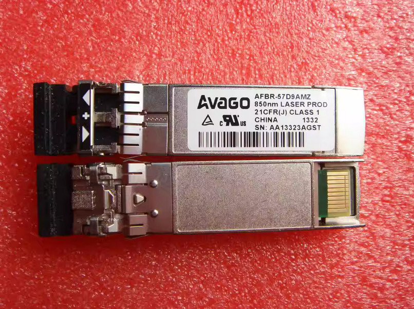 1Pcs Avago AFBR-57D9AMZ 8G 850nm Multimode SFP+ Transceiver Original