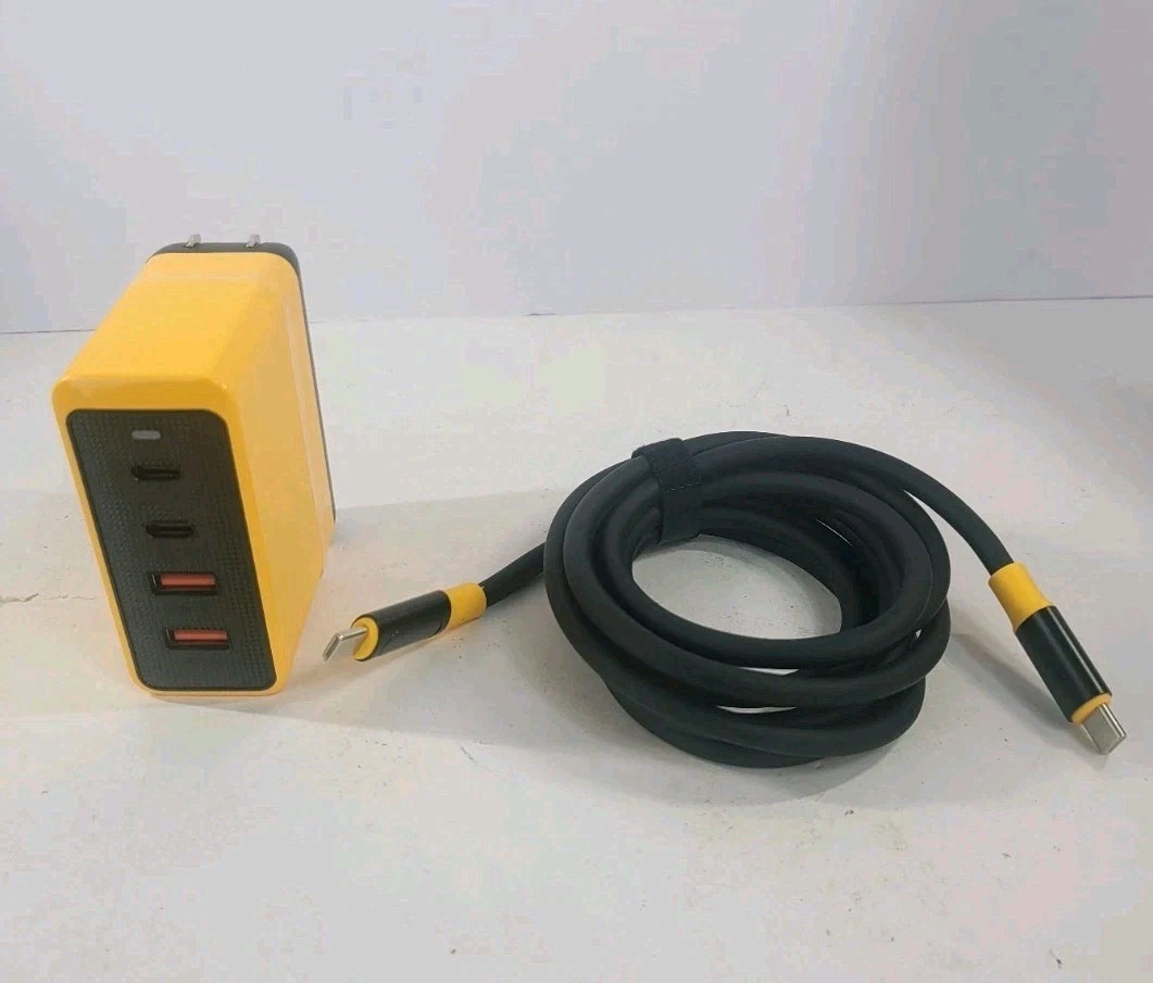 MacBook Pro Charger 100W Usb C 4 Port GaN Laptop Charger Open Box 