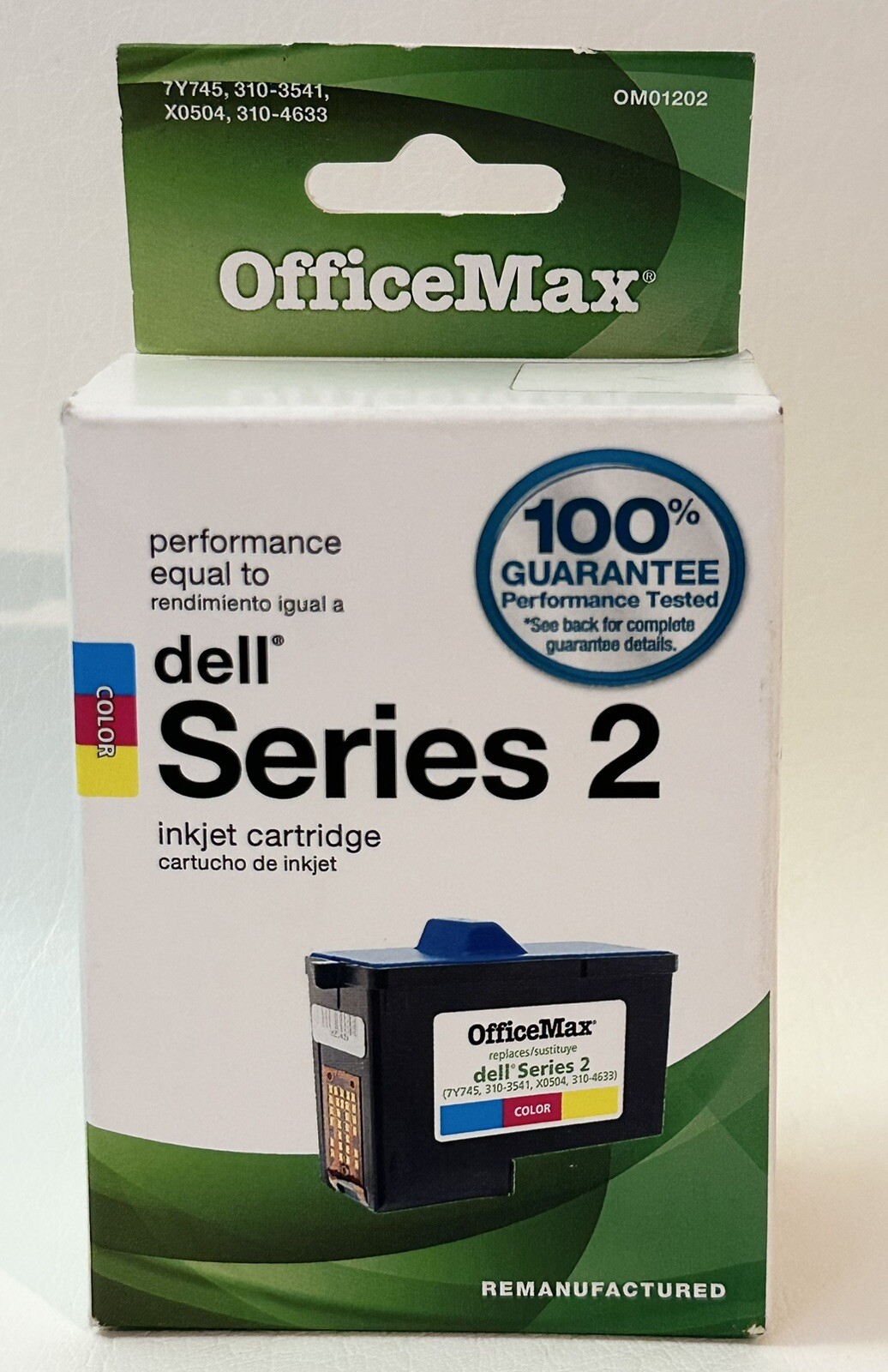 Office Max Dell Series 2 Color Inkjet Cartridge OM01202