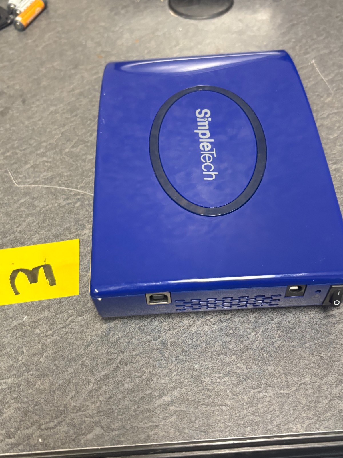 SimpleTech Pininfarina 320GB USB External Hard Drive Blue