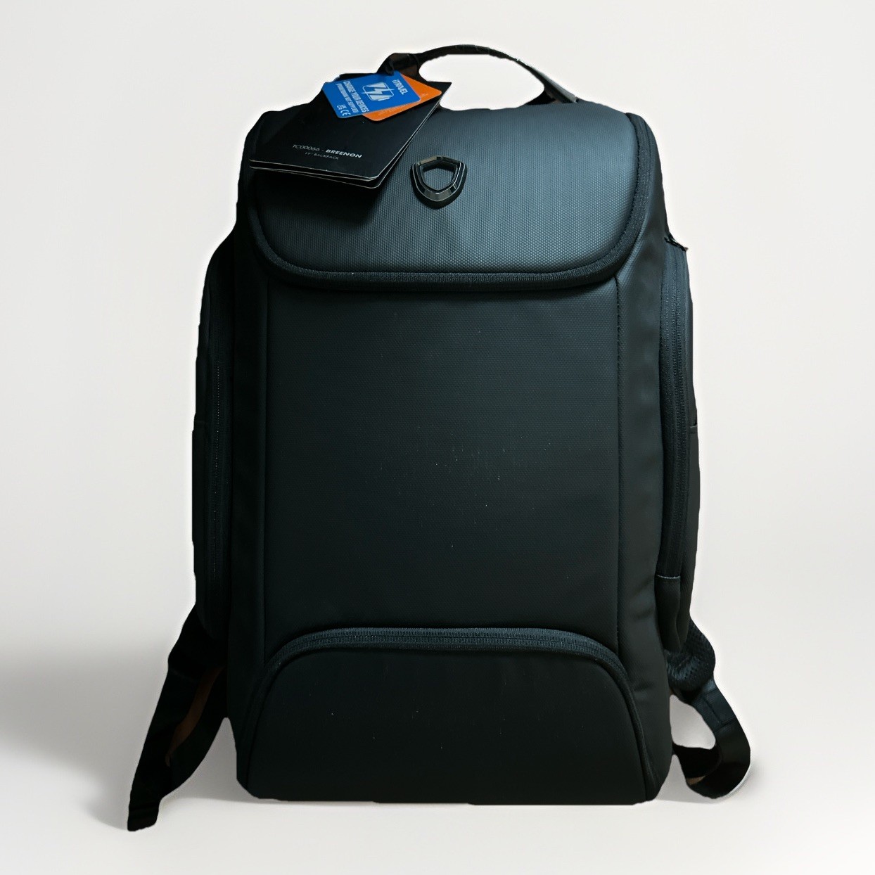 Traveler's Choice - Breenon 19" Backpack w/ USB Port Black Travel Laptop