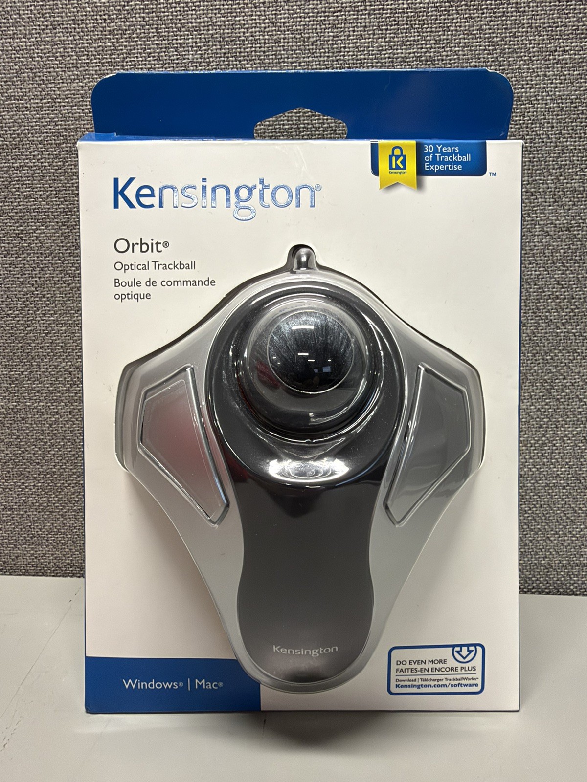 Kensington Orbit Optical Trackball Mouse Windows Mac - NEW OPEN BOX 