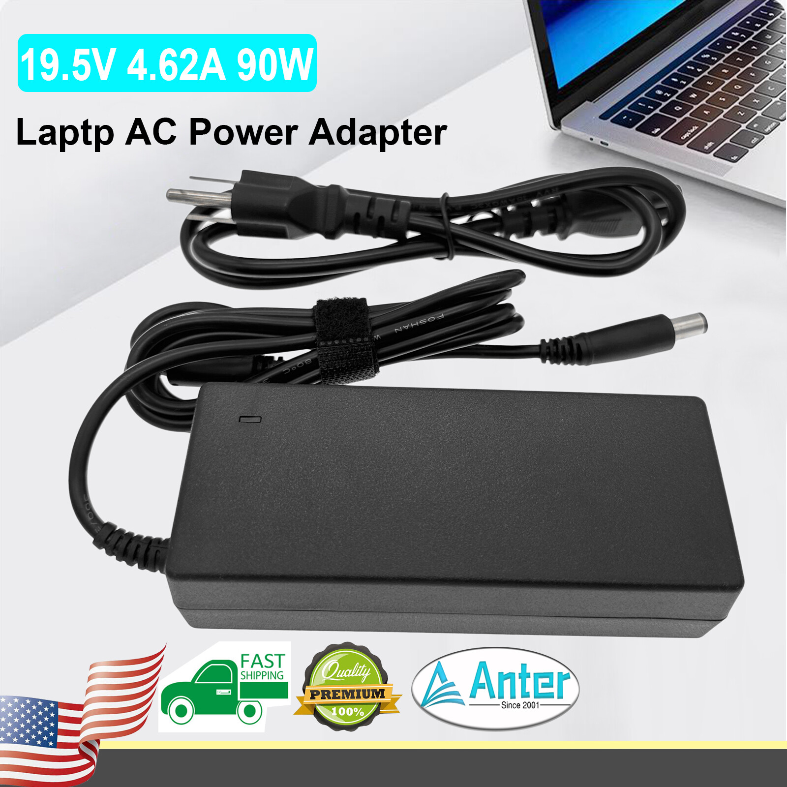 90W AC Adapter CHARGER For DELL STUDIO XPS 15Z X15L-3571ELS L502X X15Z-10417ELS