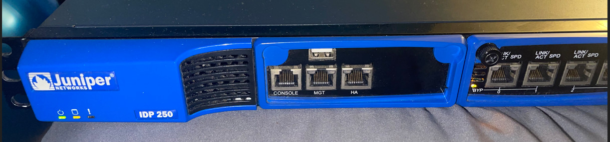 Juniper IDP-250 Intrusion Detection and Prevention Security Appliance Firewall