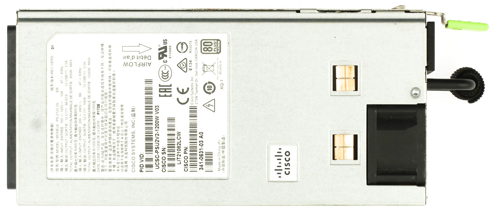 Cisco PS-2122-2S 1200W Power Supply
