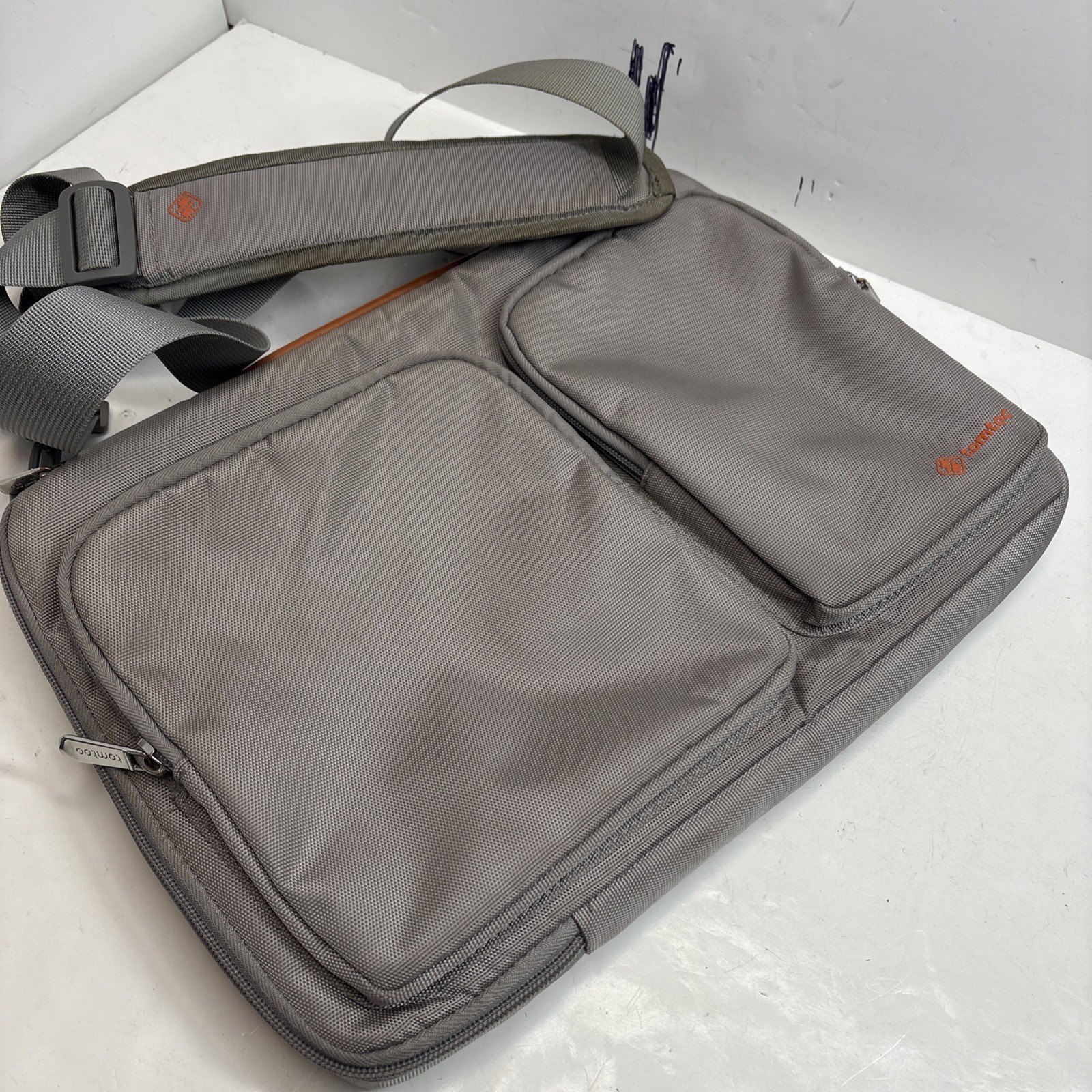 tomtoc Tablet Shoulder Bag Mens  Padded Case Pockets