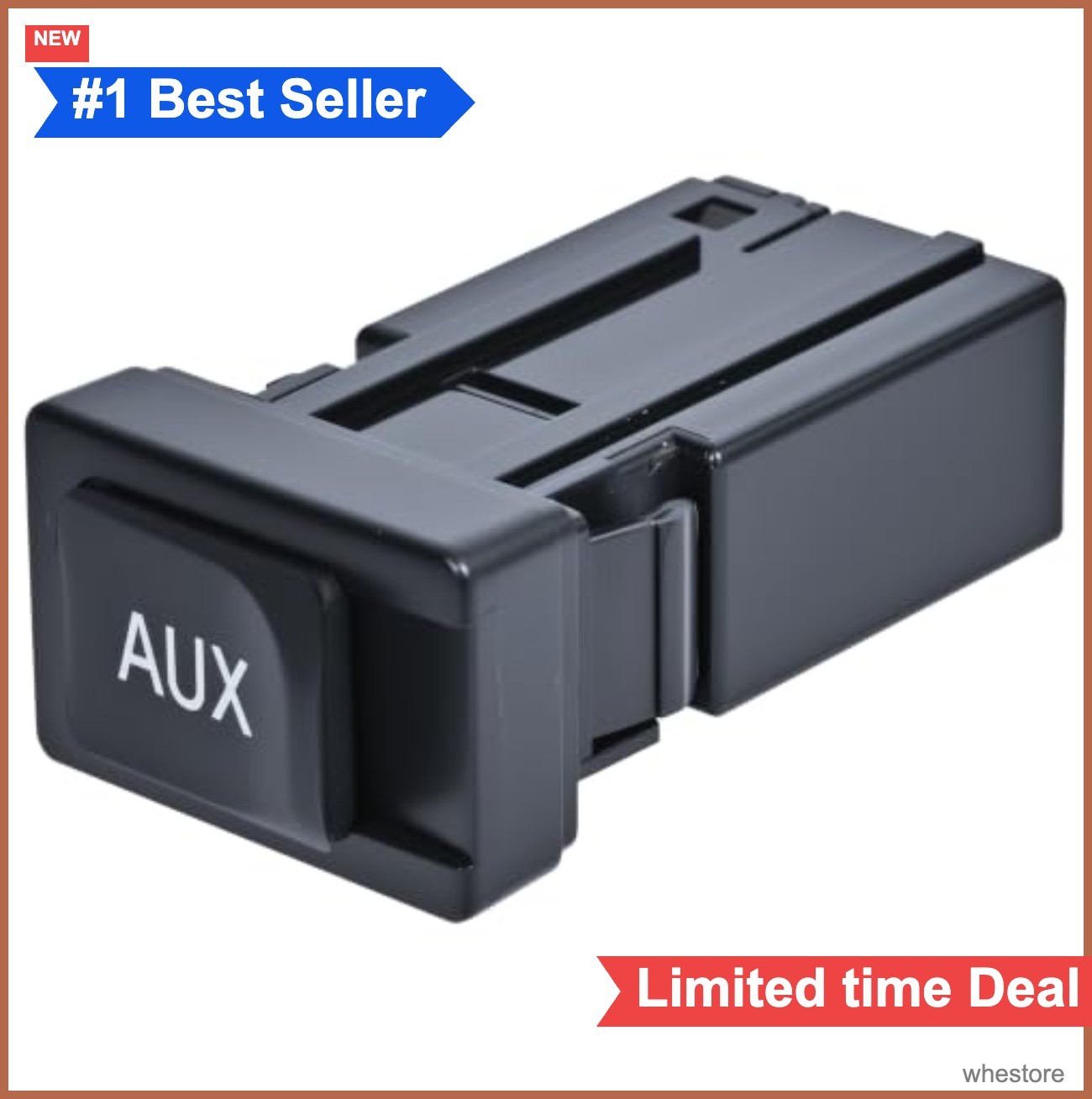 Aux Port Input Jack Audio Stereo Adapter 8 Pin for Toyota Camry Highlander
