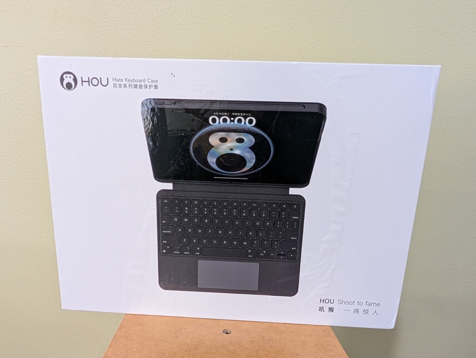 HOU Combo Keyboard Case iPad 11 In iPad Pro iPad Air 10.9in Air Tackpad White