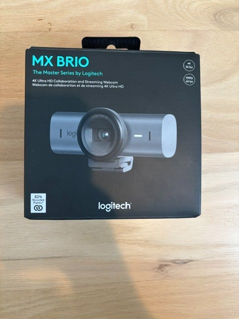 Logitech MX Brio 4K Webcam Master Series 1080p 60fps USB-C Dual Mic - Used