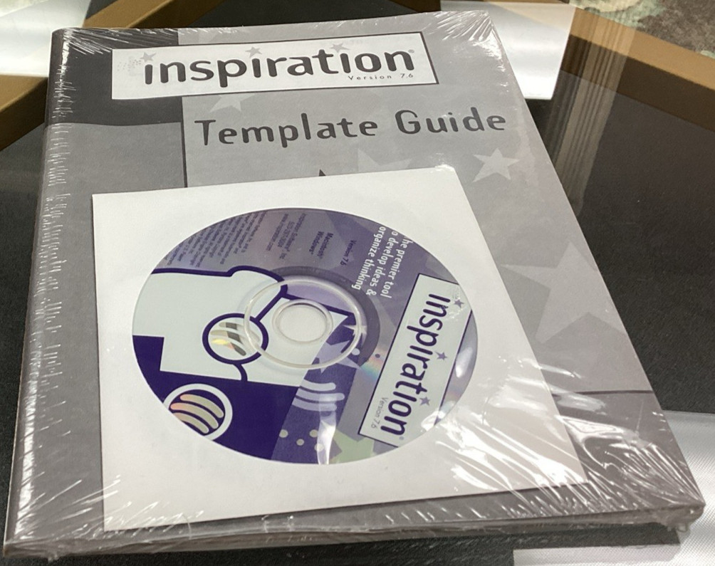 Inspiration Premier Tool To Develop Ideas Software Version 7.6 in shrink wrapNEW