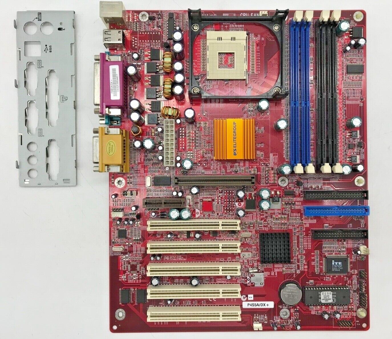 ECS Elitegroup P4S5A/DX REV:5.1A DDR1 - ATX - Socket 478 - with /O Shield #M2297