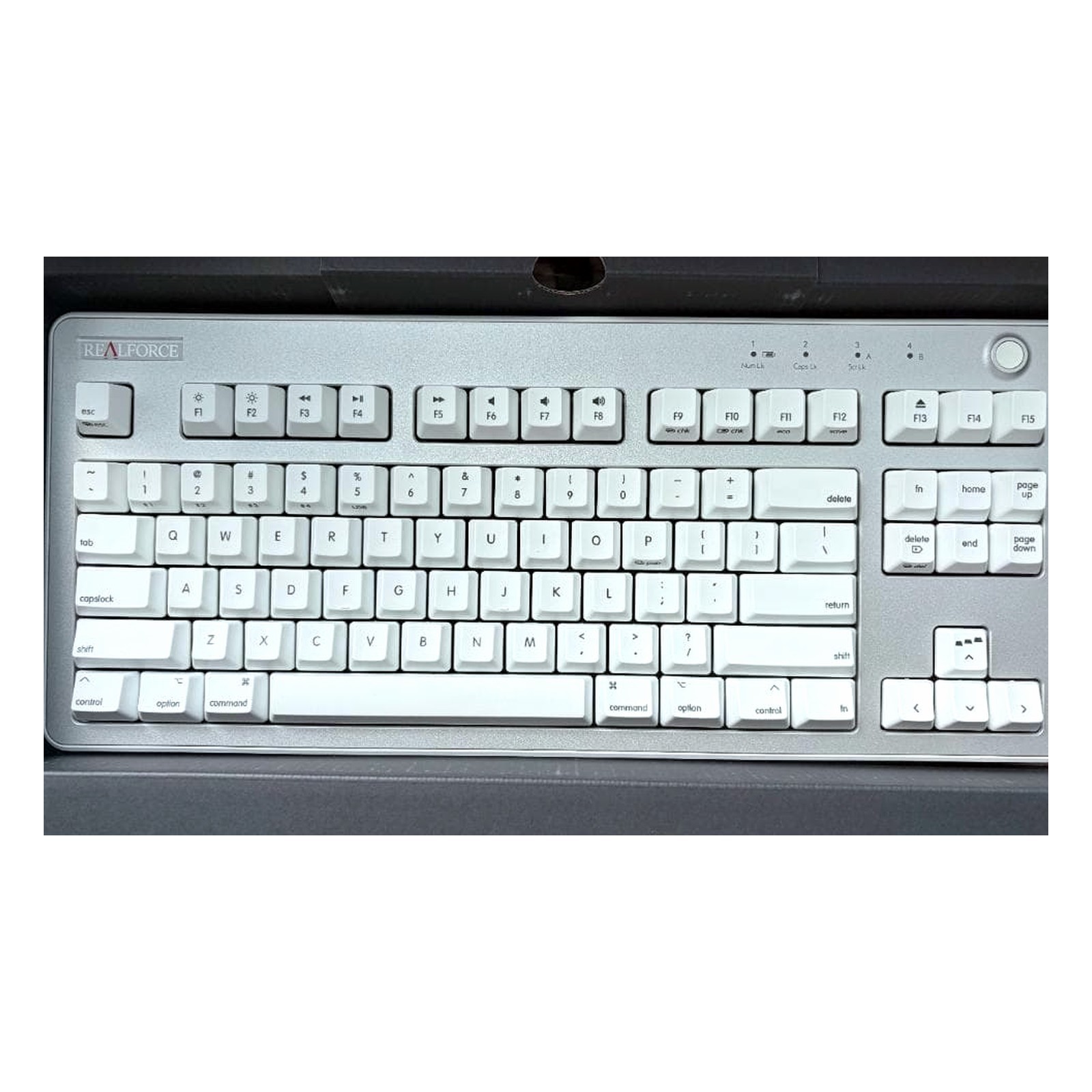 Topre REALFORCE R3HH21 for Mac US Layout Keyboard 45g Silent Bluetooth USB USED