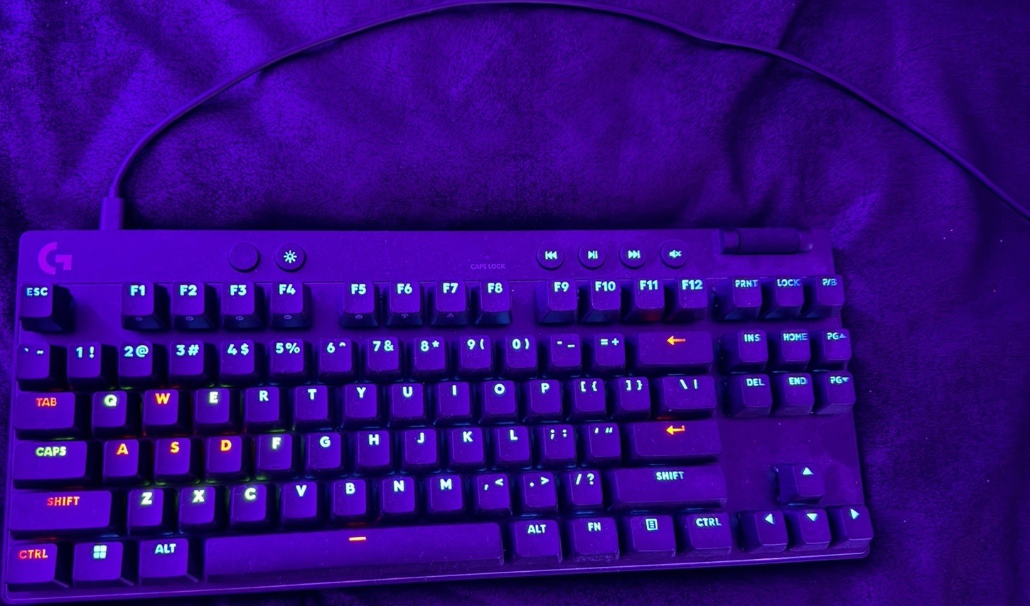 Logitech G‑Series RGB mechanical gaming keyboard