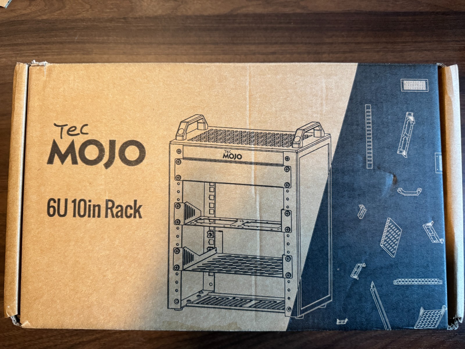 Tecmojo 6U 10 Inch Mini Network Server Rack Homelab (White) - New Open Box