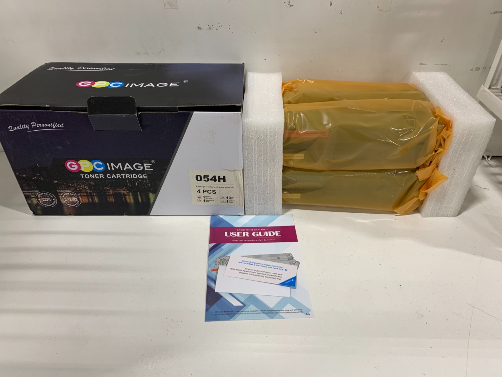 GPC Image Toner Cartridge 054H 4pcs FOR Canon 054 / 054H toner cartridges