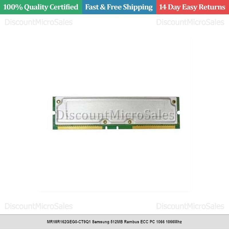 MR18R162GEG0-CT9Q1 Samsung 512MB Rambus ECC PC 1066 1066Mhz